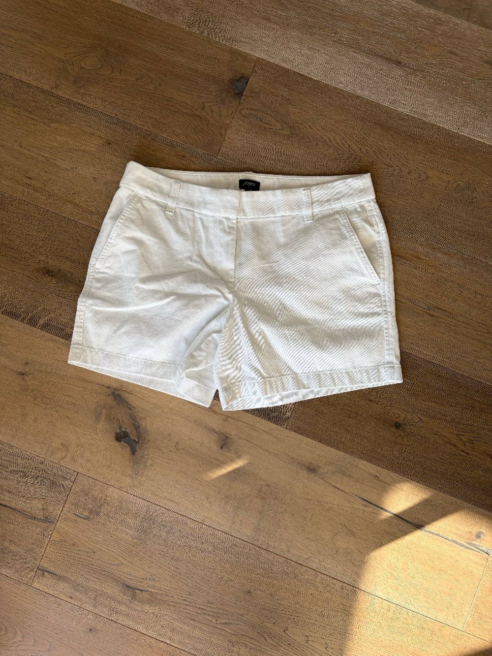 J. Crew Factory White 5" Shorts